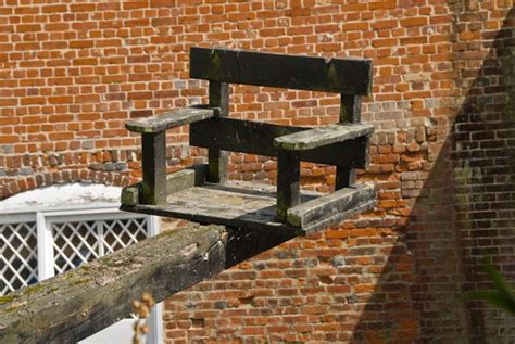 Canterbury photo, Ducking Stool: At the rear of the Old weaver's House is a medieval relic; an ...