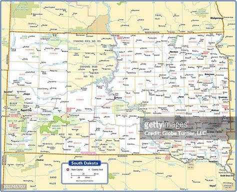 1,093 South Dakota State Map Stock Photos, High-Res Pictures, and ...