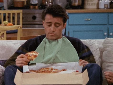 Joey Eating Pizza GIF - Pizza - Discover & Share GIFs