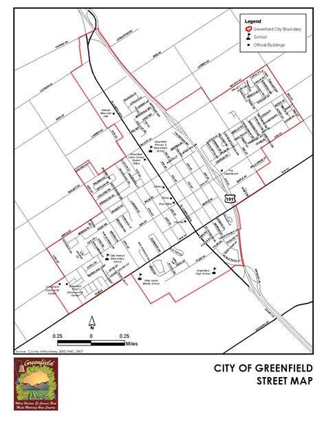 City Map & Directions | Greenfield, CA