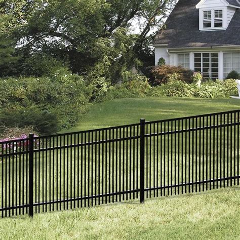 Freedom (Actual: 5.91-ft x 6.02-ft) Standard York Black Aluminum ...