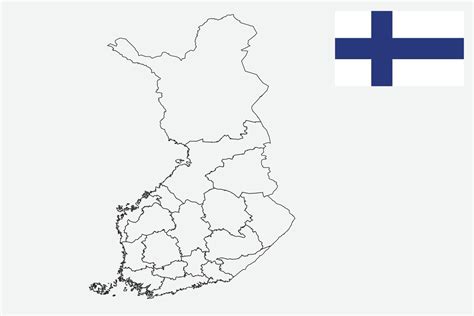 map and flag of Finland 10199125 Vector Art at Vecteezy