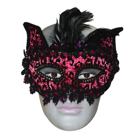 Leopard Print Masquerade Mask Extras (Pink) | Shopee Philippines