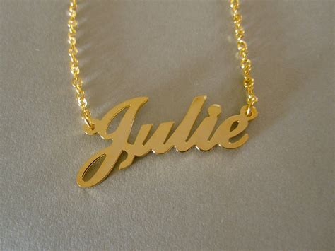 Personalized Gold Name Necklace