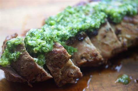 Chimichurri Pork Tenderloin - That Low Carb Life