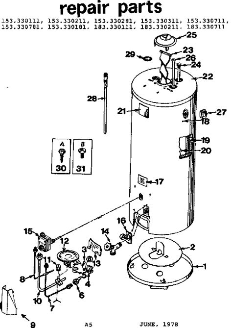 Whirlpool Parts: Whirlpool Gas Water Heater Parts