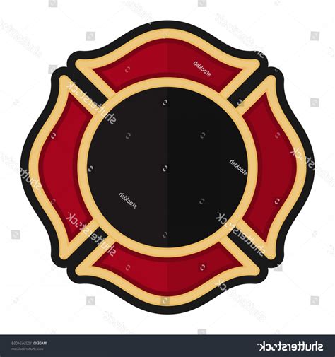 Firefighter Badge Vector at GetDrawings | Free download