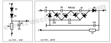 High Voltage Converter Circuit - ElectroSchematics.com