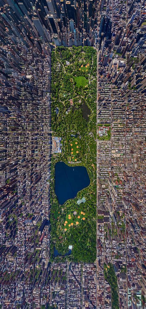 Amazing Aerial View of NYC Central Park