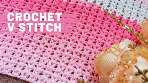 V Stitch Lace Free Crochet Stitch Tutorial Crochetkim | SexiezPix Web Porn