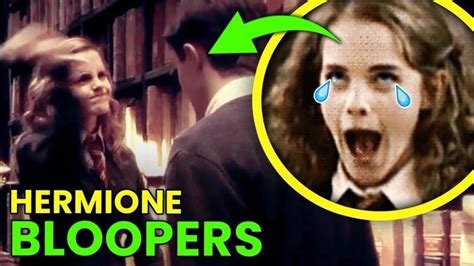 Harry Potter: Hermione Granger Hilarious Bloopers Vs Actual Scenes ...