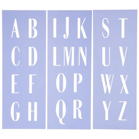 Uppercase Art Deco Alphabet Stencils | Hobby Lobby | 1433085 in 2021 | Alphabet stencils ...