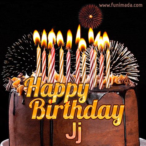 Happy Birthday Jj GIFs - Download on Funimada.com