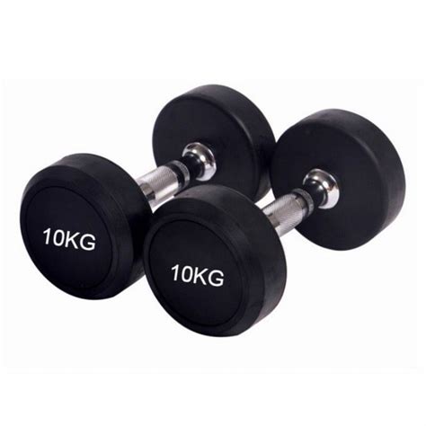 Fixed Weight Rubber Dumbbells, Weight: 10 kg at Rs 1700/pair in Meerut ...