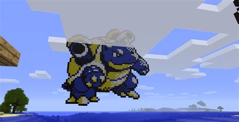 Blastoise pixel art - Screenshots - Show Your Creation - Minecraft ...