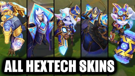 All Hextech Skins Spotlight (League of Legends) - YouTube