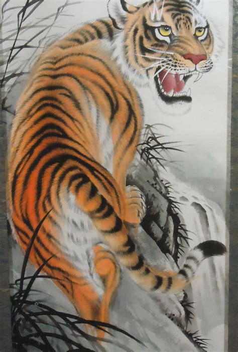 Chinese Style Tiger Art Free Stock Photo - Public Domain Pictures