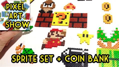 Art & Collectibles Super Mario Brothers coin perler Figurines & Knick ...