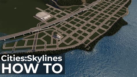 Cities:Skylines How-To | Realistic Downtown Road Layouts - YouTube