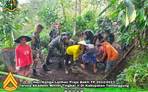 Hari Ketiga Latihan Praja Bakti TP 2022/2023 Taruna Akademi Militer ...