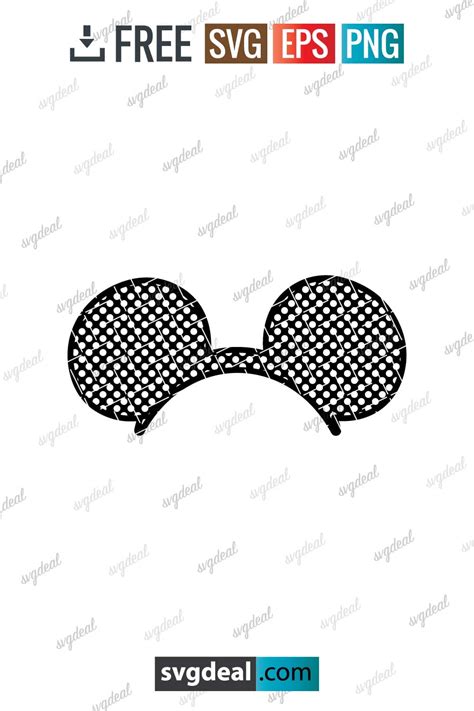 Free Disney Ears Svg - SVGDeal.com