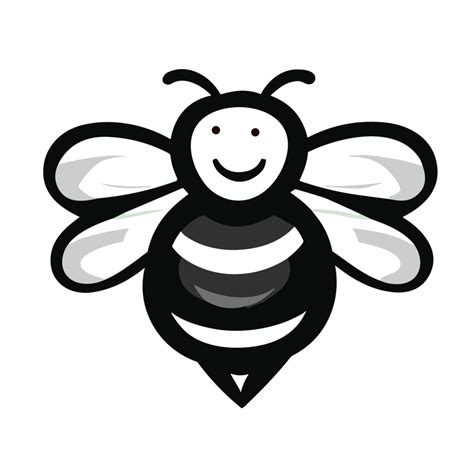 Cartoon bee . Bee flying on a dotted route, AI Generative 30738956 PNG