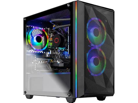 Skytech Chronos Mini Gaming Computer PC Desktop - Ryzen 5 3600X 6-Core 3.80 GHz, RTX 2060 6 GB ...