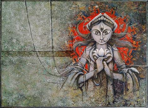 Durga Painting on Canvas - Gallery of GODS