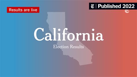 California U.S. Senate Primary Election Results 2022 - The New York Times