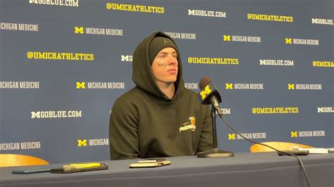 Michigan Football QB Cade McNamara Talks Spring Game - Win Big Sports