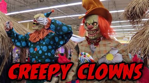 Spirit Halloween Animatronics - Creepy Clowns 2020 (SCARY!) - YouTube