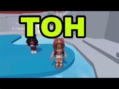 an animated video game with the words toh