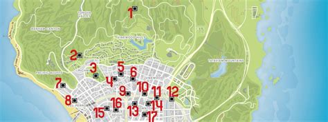 GTA 5 Jump Locations Map