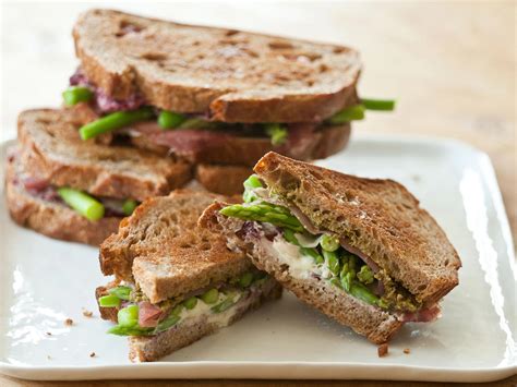 Recipe: Grilled Goat Cheese, Asparagus and Prosciutto Sandwiches | Whole Foods Market