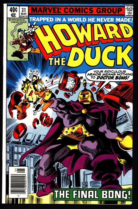 Marvel Comics HOWARD the DUCK 31 Dr. BONG Iron Man Steve