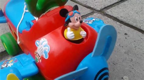 Чудомобіль Kiddieland Літак Міккі Мауса Review of Mickey Mouse Ride On ...