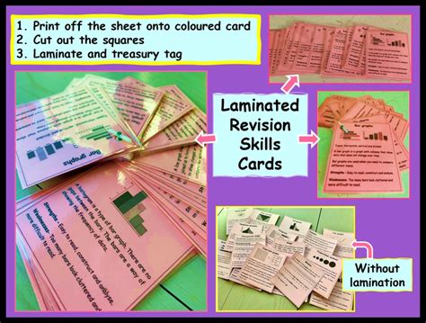 GCSE Geography Skills Revision Cards | Teaching Resources