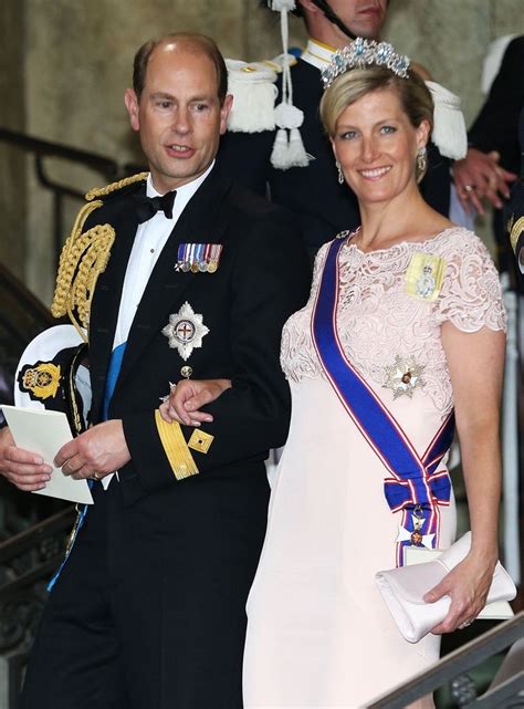 The Earl and Countess of Wessex at the wedding of Princess Madeleine ...