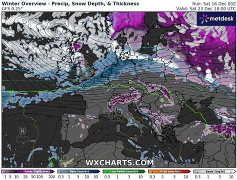 Ireland weather: New Christmas snow forecast as maps show widespread wintry showers - Irish ...