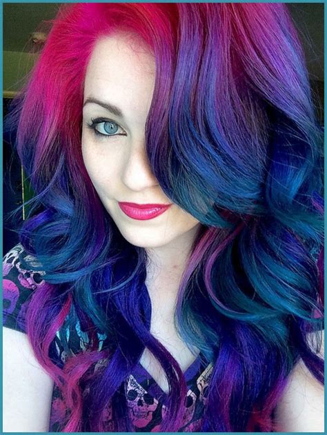 Ursula s Rainbow from rainbow hair color, source:beautylaunchpad.com | Bright hair colors, Hair ...