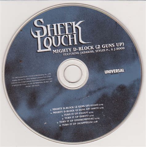 BabyBubba's Stash: Sheek Louch ‎– Mighty D-Block (2 Guns Up) / Turn It Up