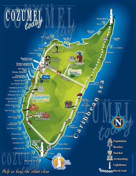 Cozumel Map