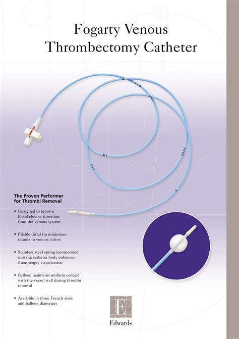 Fogarty Venous Thrombectomy Catheter - Edwards Lifesciences