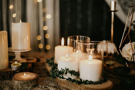 Lighted Candles In The Bedroom · Free Stock Photo