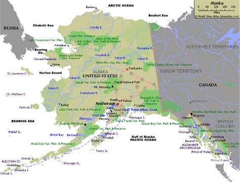 Alaska fly fishing trip - Maps