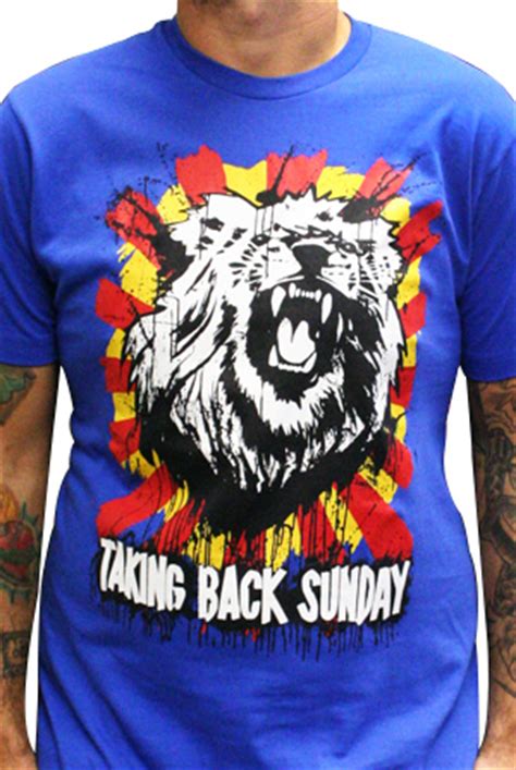 Lion T-Shirt - Taking Back Sunday T-Shirts - Online Store on District Lines