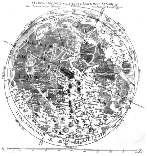 Moon Craters Map