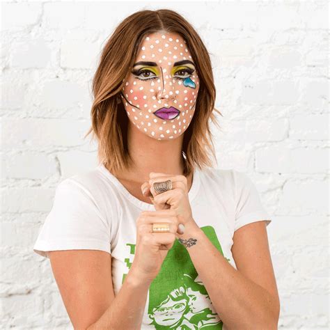 How to Do (Easy!) Pop Art Makeup for Halloween via Brit + Co. Diy Halloween, Last Minute ...