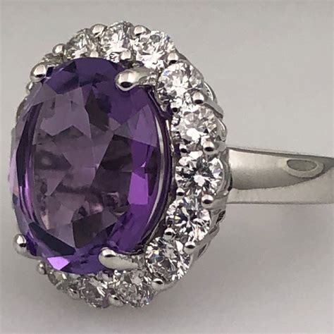 Amethyst & Diamond Cocktail Ring 7616-13 | Grants Jewelry