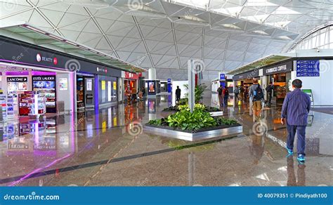 Hong Kong International Airport Shopping Area Editorial Photo - Image: 40079351